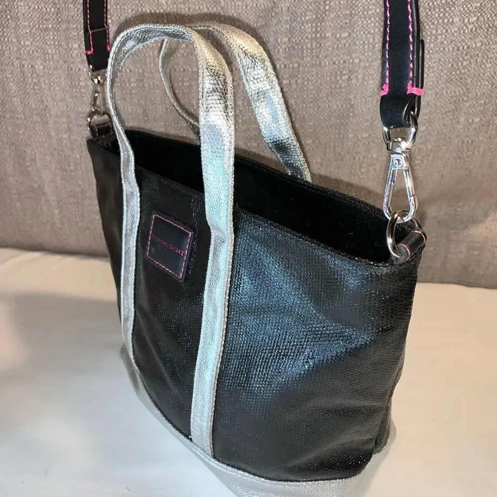 NEW Victoria’s Secret Coated Canvas Satchel